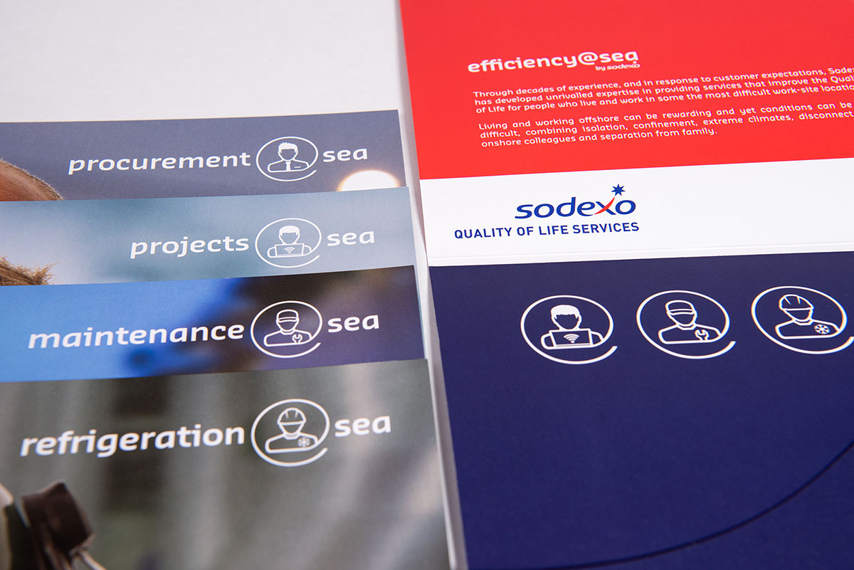 Sodexo efficiency@sea brochures and folder