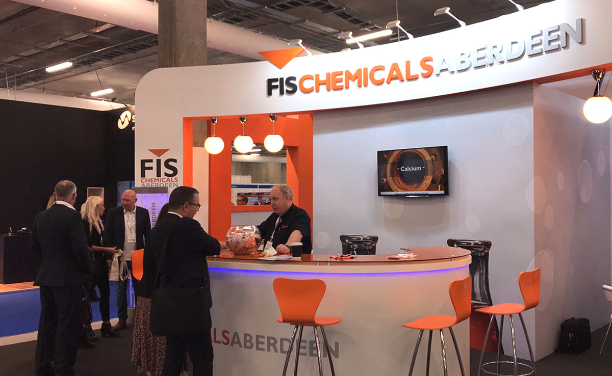FIS Chemicals stand at Offshore Europe
