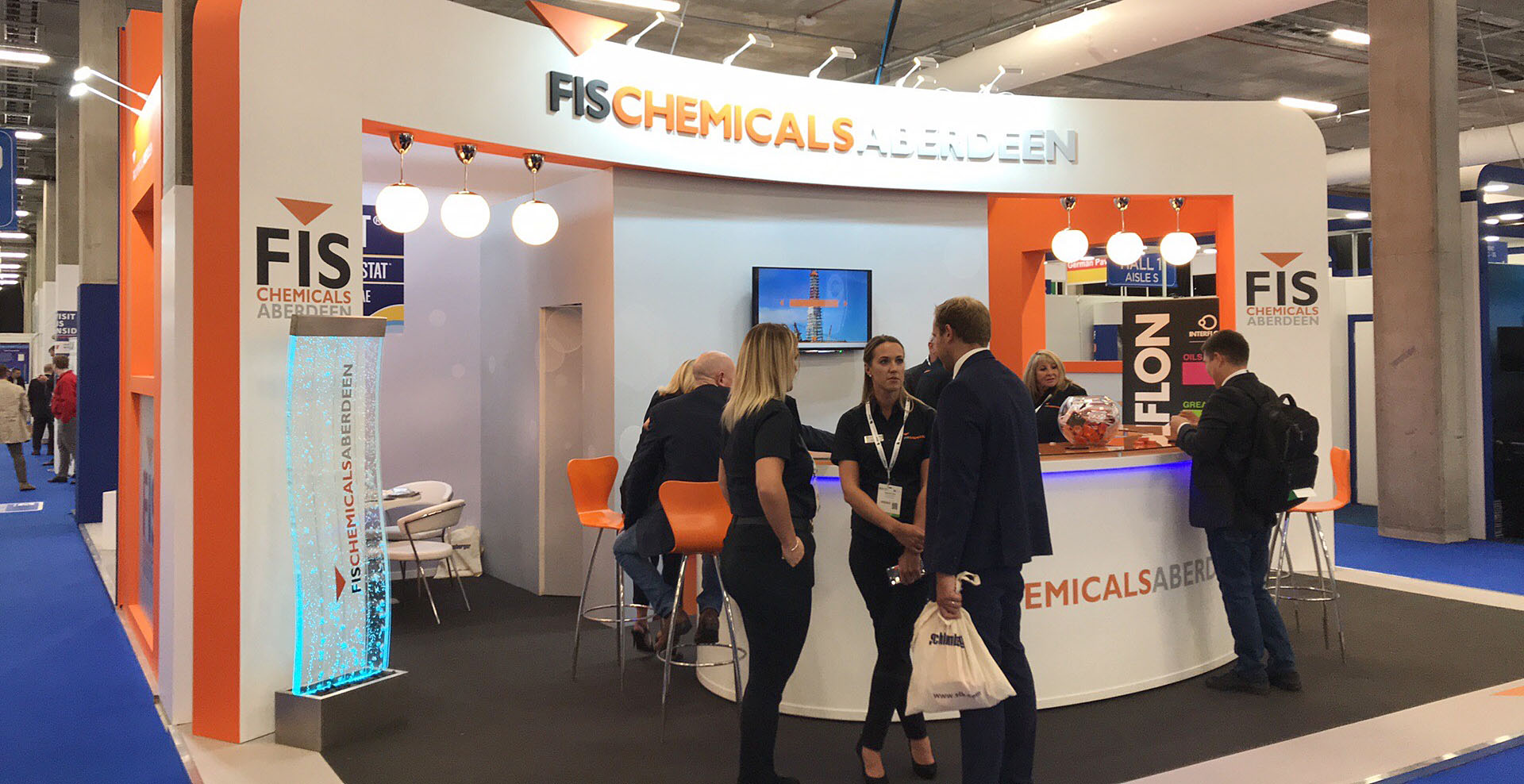 FIS Chemicals stand at Offshore Europe