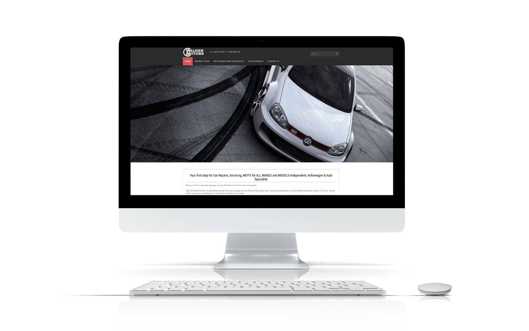 Walker Motors website